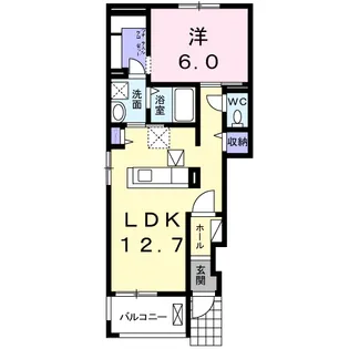 ハレ オオノ?【1階】の間取り