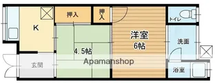 若王寺1丁目文化【2階】の間取り