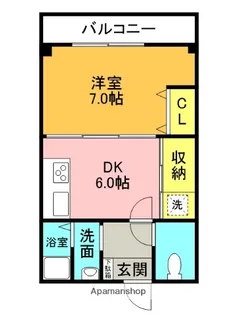 KT−2【202号室】の間取り