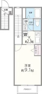 ヴェルデュールTomatsu【2階】の間取り