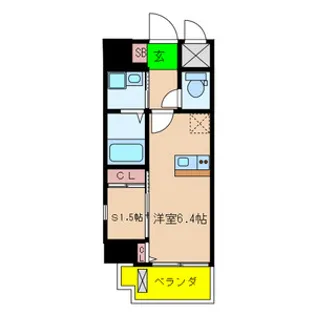 ONLYONE伊丹北本町【603号室号室】の間取り