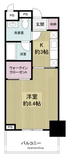 ベルファース尼崎【3階】の間取り