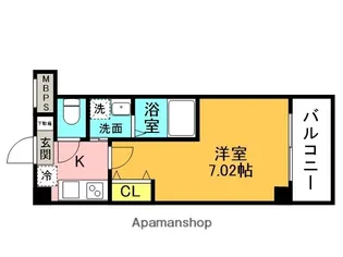ヴェルステック武庫之荘【1階】の間取り