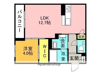 シャーメゾン新伊丹EAST【301号室】の間取り