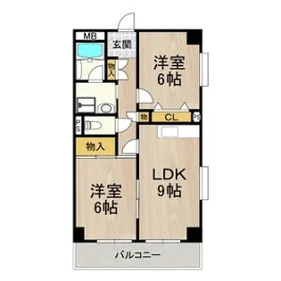 パークモダン伊丹【7階】の間取り