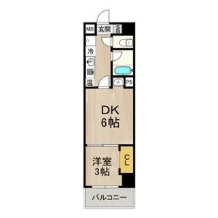 パークモダン伊丹【3階】の間取り
