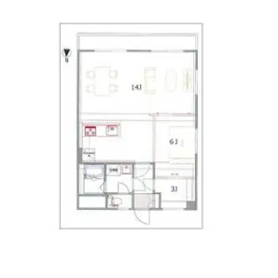 アムール東和【103号室】の間取り