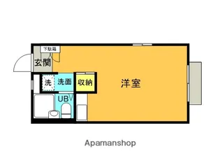 レオパレスサンライズ【2階】の間取り