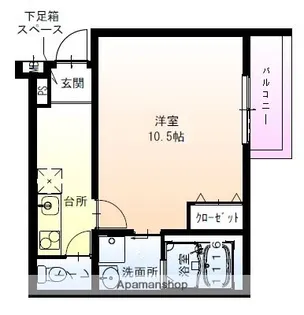 フジパレス立花駅北【2階】の間取り