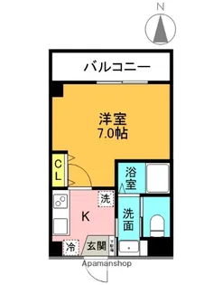 AILE武庫之荘Ⅱ【2階】の間取り