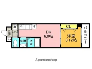 NU伊丹駅前【2階】の間取り