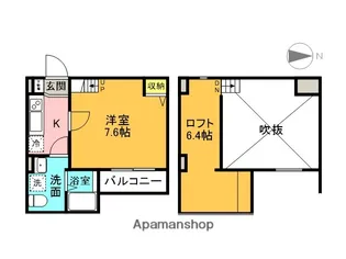 Across【1階】の間取り