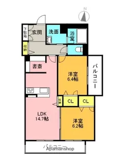 シャーメゾン コルノーリア【3階】の間取り