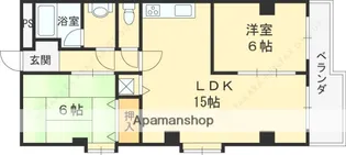 兵庫県西宮市神呪町【マンション】の間取り