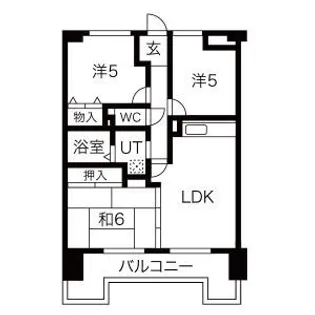 ハイネスコート【503号室】の間取り