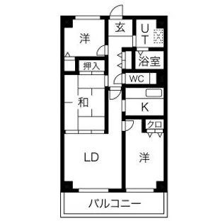 ファミール【102号室】の間取り