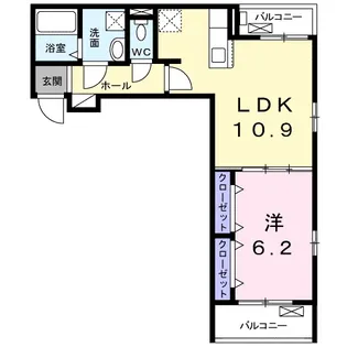シャイン【2階】の間取り