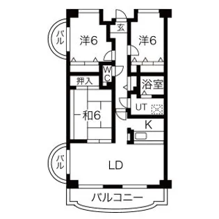 マンショングレース【3階】の間取り