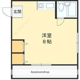 シャトーハイツ【201号室】の間取り