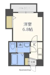 LUXE尼崎WEST【2階】の間取り