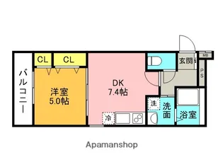 フジパレス伊丹北本町Ⅱ番館【1階】の間取り