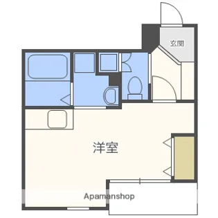 るぽ栗山【301号室】の間取り