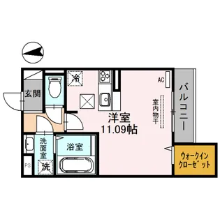 プランドール【1階】の間取り