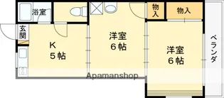 有楽荘【101号室】の間取り