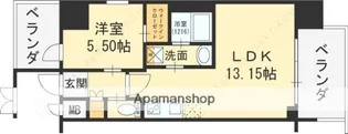 大阪府東大阪市高井田元町2丁目【マンション】の間取り