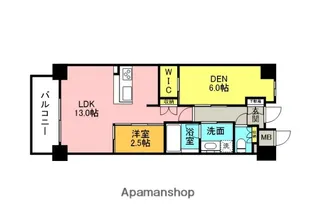 LIVE CASA西宮【2階】の間取り