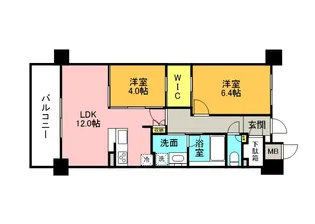 LiveCasa西宮【5階】の間取り