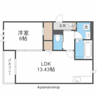 (仮称)尼崎市東園田町2丁目新築【1階】の間取り