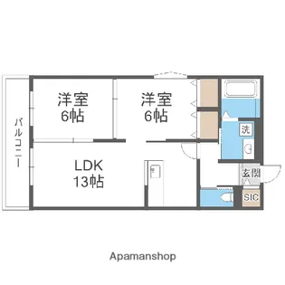 (仮称)尼崎市稲葉荘1丁目新築アパート【1階】の間取り