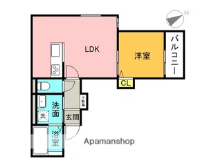 兵庫県尼崎市東園田町5丁目【アパート】の間取り