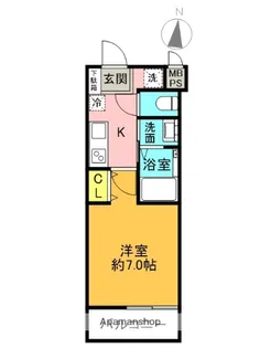 AILE南塚口V【2階】の間取り