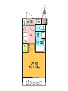 AILE南塚口V【3階】の間取り