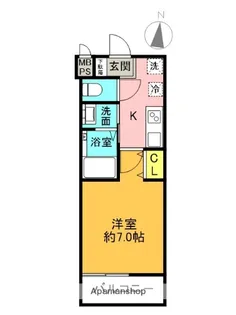 AILE南塚口V【3階】の間取り