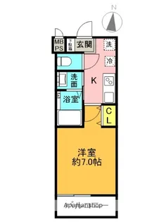 AILE南塚口V【3階】の間取り