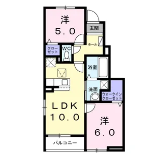 ケセラセラ【1階】の間取り