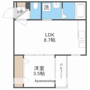 Gran Feliz【1階】の間取り