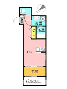 GAZELLE NOAH尼崎尾浜Ⅰ【2階】の間取り