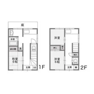 高寺アパート【1階】の間取り