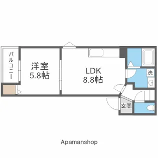 (仮称)La-Crea潮江【2階】の間取り