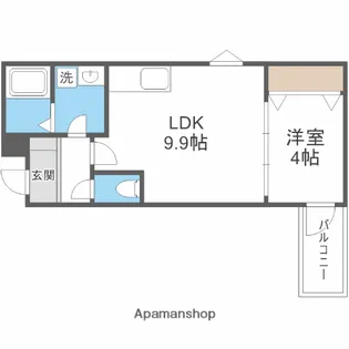 (仮称)La-Crea潮江【1階】の間取り