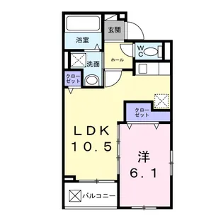 アルストロメリアⅤ【2階】の間取り