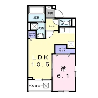 アルストロメリアⅤ【3階】の間取り