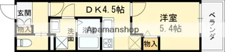 クレアール塚口Ⅰ【1階】の間取り