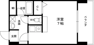 1Rの間取り画像