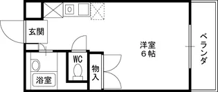 レオパレス甲東園【2階】の間取り