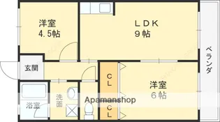 兵庫県西宮市末広町【マンション】の間取り